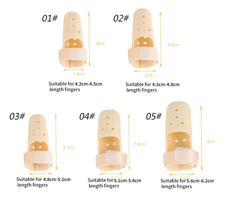

5pcs/lot Finger Splint Brace Adjustable Finger Support Protector for Fingers Arthritis Joint Finger Injury Brace Pain Relief