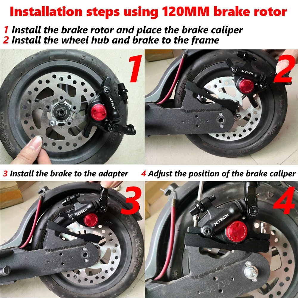 Xtech m365 adapter Kit for Xiaomi M365 and Mijia Pro Electric Scooter ZOOM XTECH HB100 Brake Aluminum alloy | Спорт и развлечения