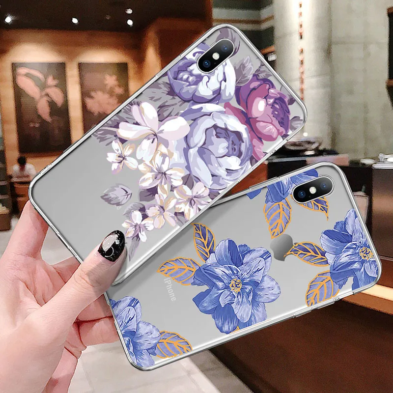 Чехол USLION с зелеными листьями для iPhone 11 Pro XR XS Max X, 3D Рельефный цветочный чехол для телефона iPhone 6, 6 s, 7, 8 Plus, мягкие силиконовые чехлы
