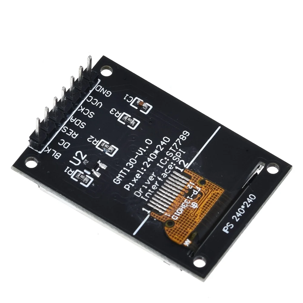 GREAT IT TFT дисплей 0 96/1 3 дюйма IPS 7P SPI HD 65K полноцветный ЖК модуль ST7735 Drive IC 80*160 (не OLED)