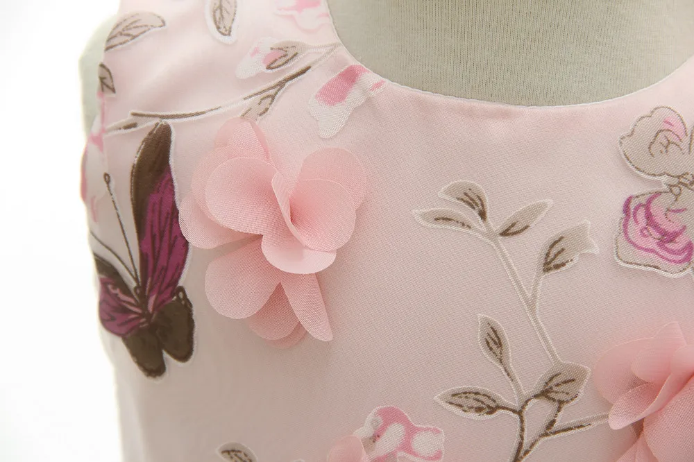 Детское платье с бабочками на Возраст 3 24 месяца|Платья| |