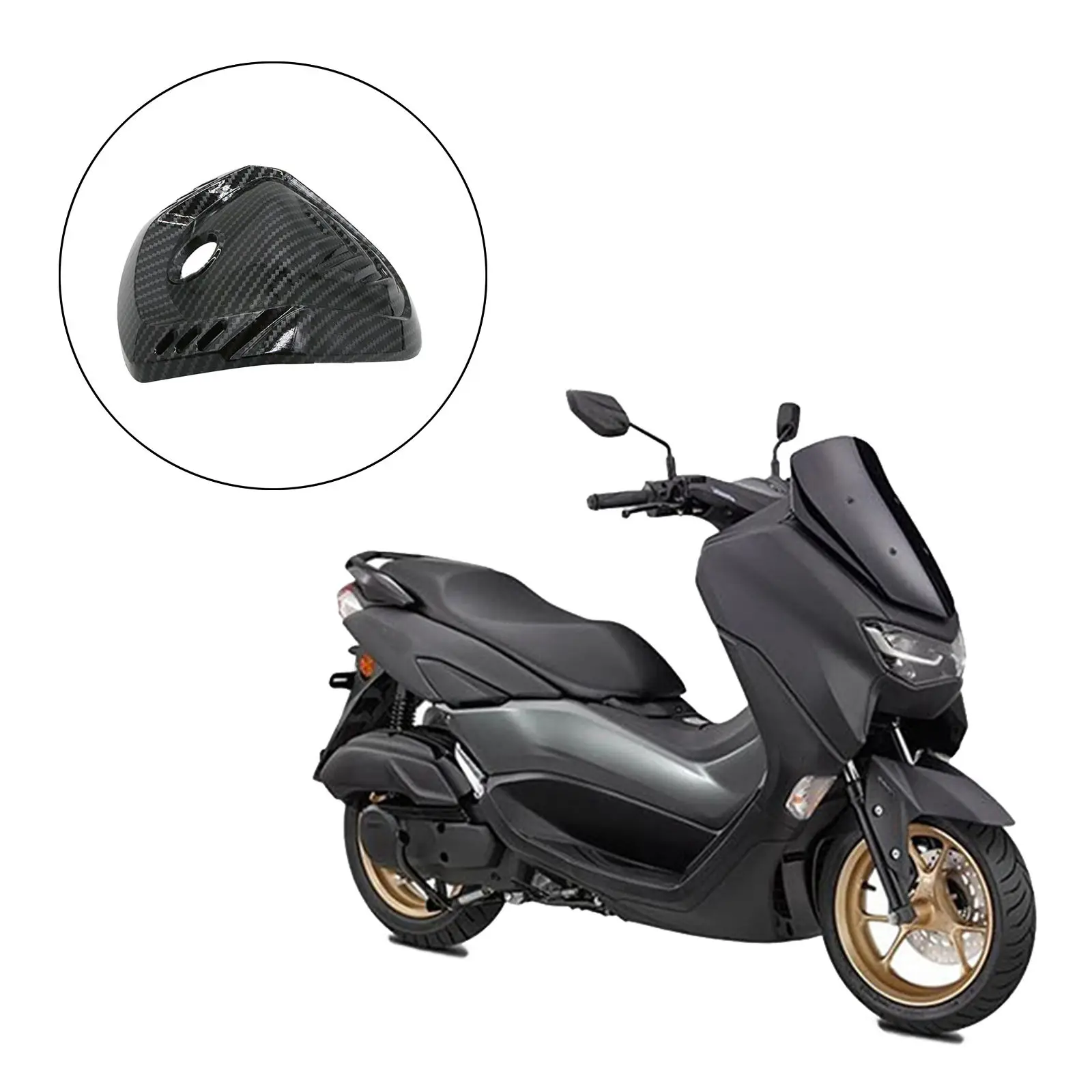 

Колпачки для топливного бака мотоцикла Yamaha Nmax125 Nmax155, защита для головы N-Max 125 155, углеродное волокно