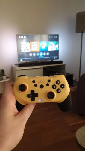 Новинка 2021 беспроводной Bluetooth геймпад игровой джойстик контроллер с 6-осевой