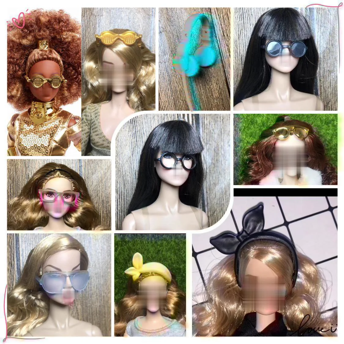 

Аксессуары для кукол для Licca кукольный для Барби Куклы для 1/6 кукольный домик игрушки для детей вечерние рюкзак сумка для браслетов и ожерел...