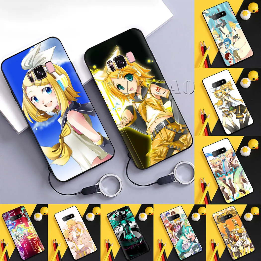 KAGAMINE RIN ботинки для Маскарадного костюма с названием песни мягкий чехол samsung A10 20 30