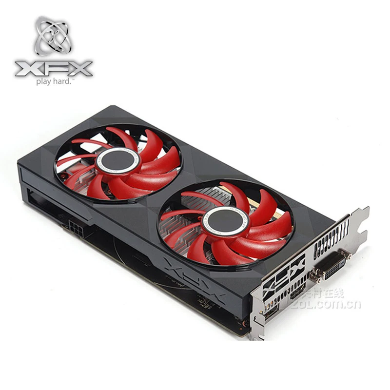 Видеокарта 100% XFX RX 560 4 Гб 500 бит GDDR5 для AMD 7000 rx 560d RX560 4G DisplayPort HDMI DVI МГц б/у |