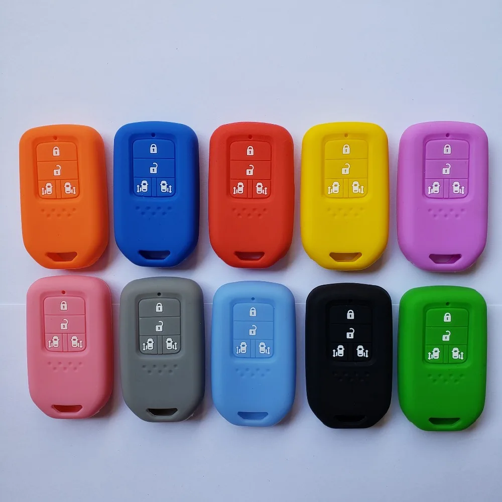 Чехол для брелка с ключом защитный силиконовый бесключевого доступа куртка Honda