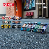 pop mart skullpanda hypepanda series finger skateboard whole set collectible cute action kawaii figure gift free shippin