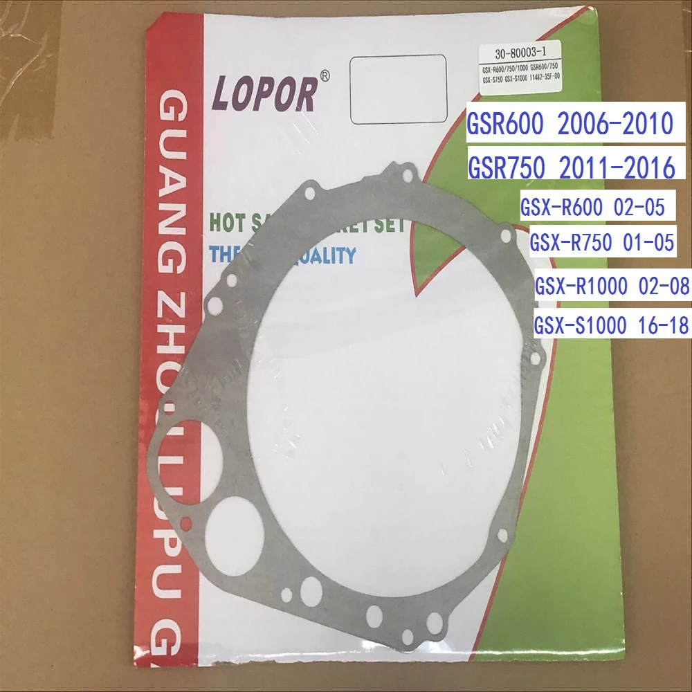 

Motorcycle CLUTCH COVER Gasket For suzuki GSX-R600 GSX-R750 GSXR1000 00-08 GSR600 06-10 GSR750 GSX-S750 GSX-S1000 11482-40F10