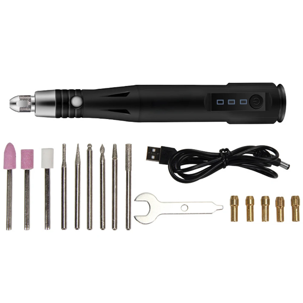 

3Levels Sanding 5000-15000rpm 5v Multipurpose Engraving Variable Speed Electric Grinder Rotary Tool For Polishing USB Plug-in