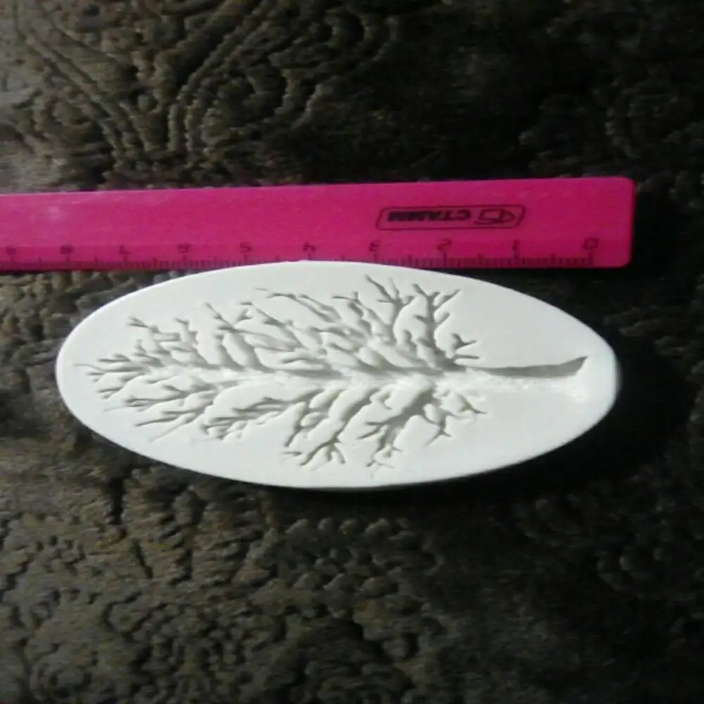 Белая силиконовая 3D форма в виде дерева для украшения торта конфет желе|Формы