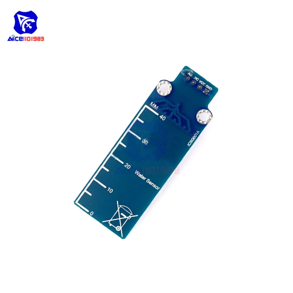 Модуль датчика уровня воды в дождевой капли diymore 3 3-5 постоянного тока печатная