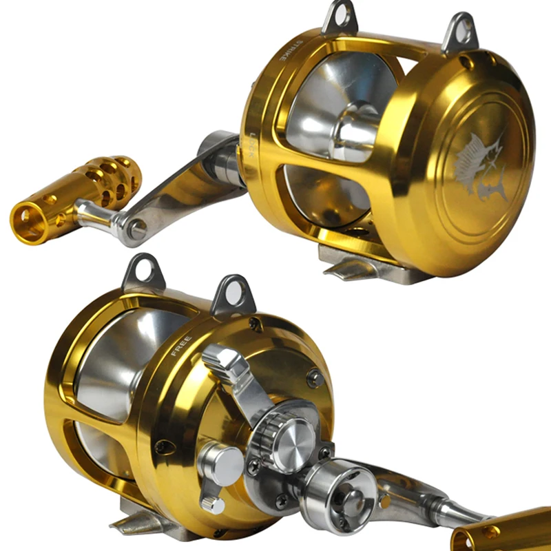 Линия верха снасти 2 Скорость морской Троллинг рыболовные катушки 30 Вт ЧПУ