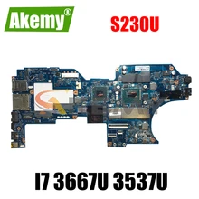Akemy QIPA1 LA-8671P For Lenovo ThinkPad S230U Twist Notebook Motherboard CPU I7 3667U 3537U RAM 8GB 100% Test Work