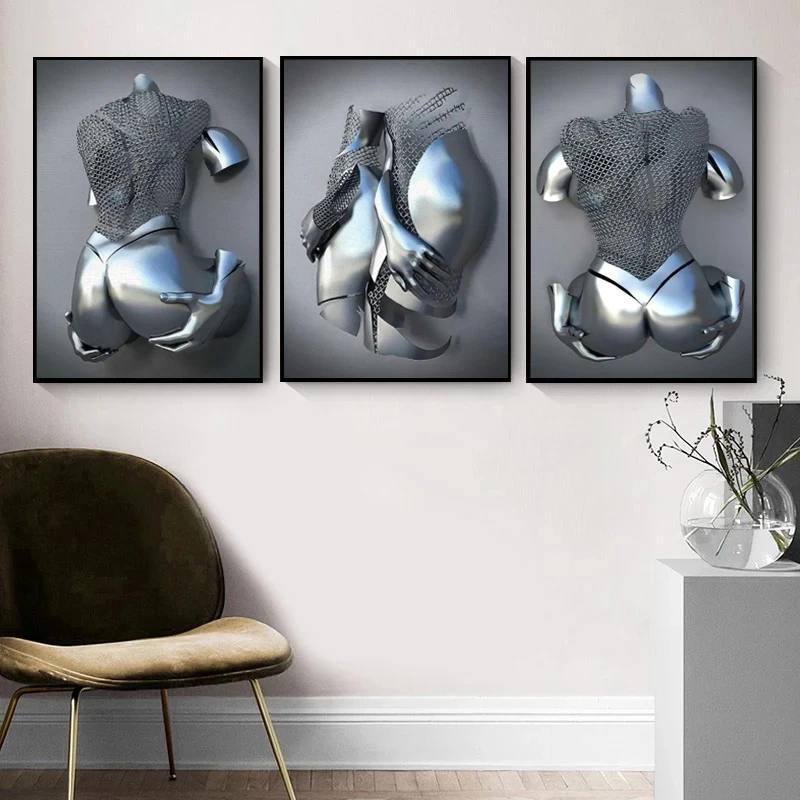 Абстрактная прямоугольная стальная проволока Железный человек абстрактная