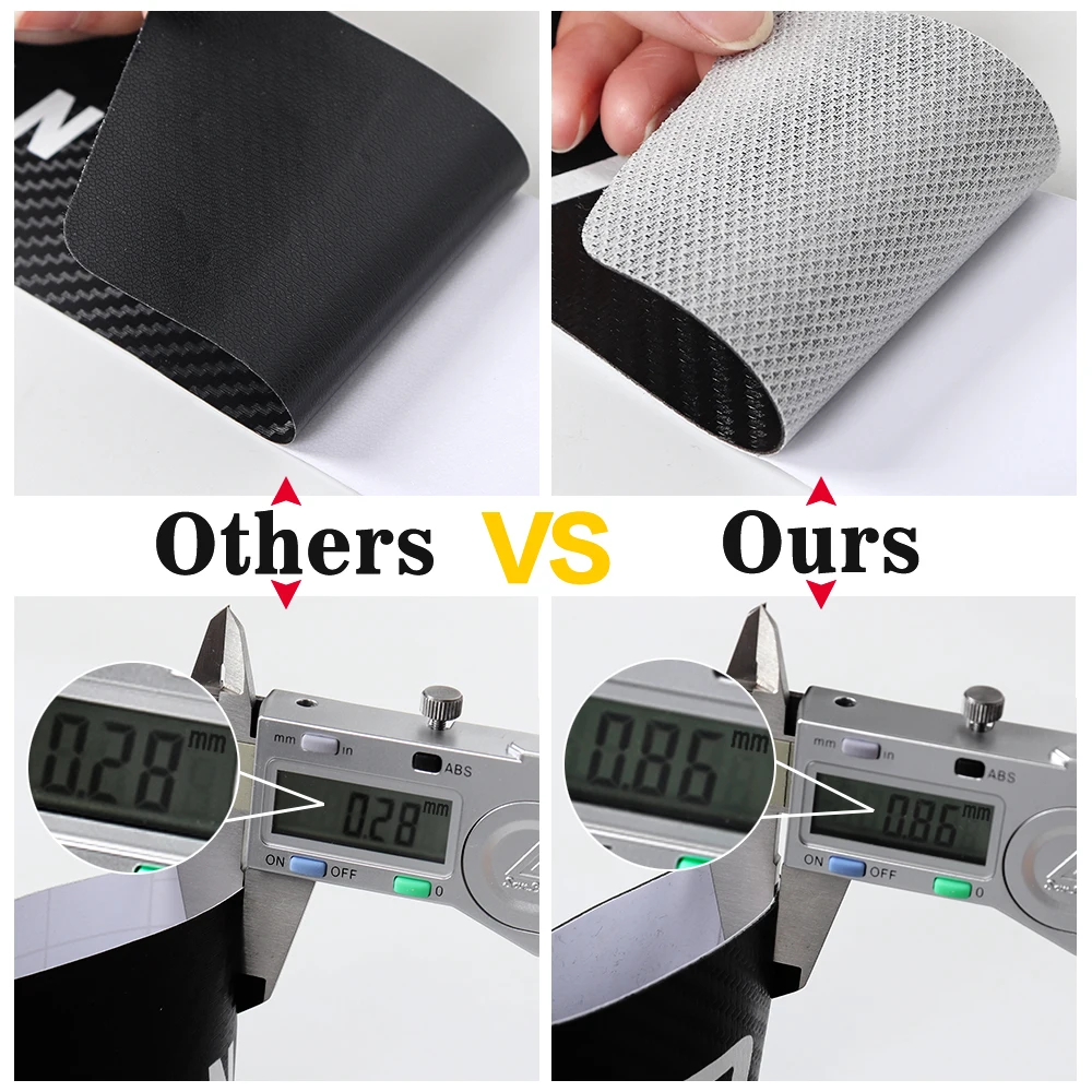 4 шт. 3D наклейки на пороги автомобиля из углеродного волокна для Volvo XC60 XC90 XC40 S90 V40 V60