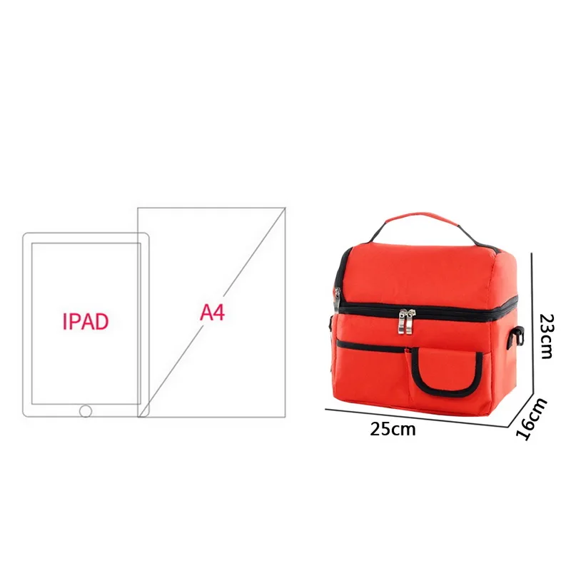 

Adisputent Lunch Bag For Women Kids Men Multifunction Food Picnic Cooler Box case Insulated Tote Bags Storage Leak-proof