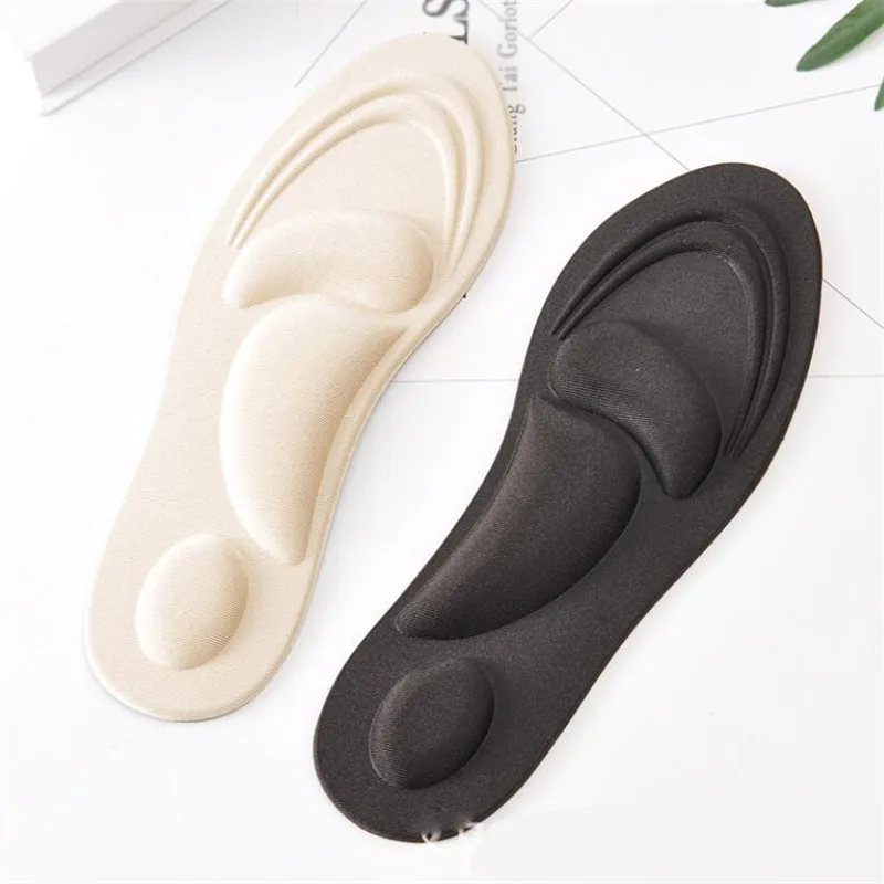 4D стрейч из дышащего материала для бега стельки ног человека Для женщин обуви