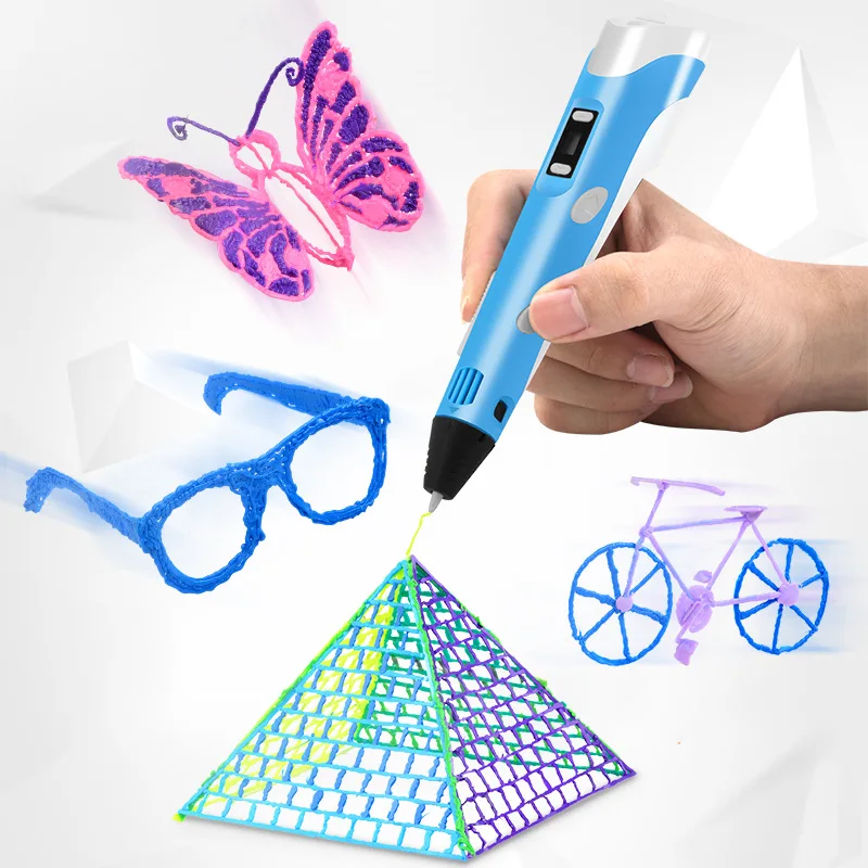 Новинка 3D игрушки для рисования светодиодный дисплей умная Ручка печати DIY ручка