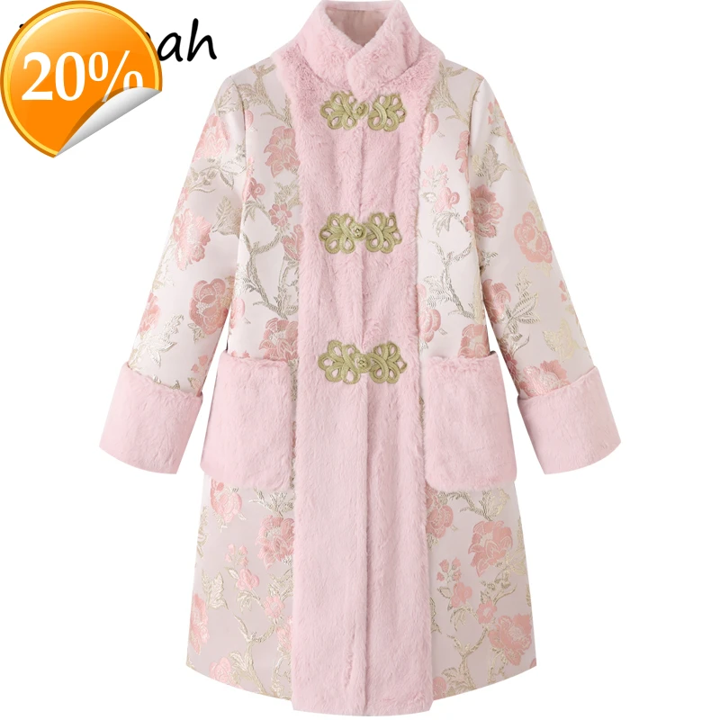 

Women Autumn Fashion Designer Blends Coat Longarm Bags Elegant Slim Fit Ladies Vintage Warm Coats 2021