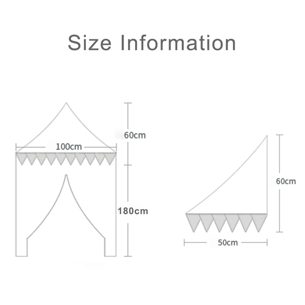 

Kids Tents Children Play House Castle Cotton Foldable Tent Canopy Bed Curtain Baby Crib Netting Girl Room Decor Newborn Gift