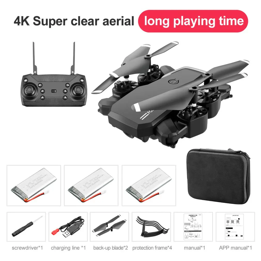 LF609 2,4G Wifi FPV RC Дрон с камерой 0.3MP/2.0MP бесщеточный Радиоуправляемый квадрокоптер RTF складной 3D откидной держатель на голову дропшиппинг