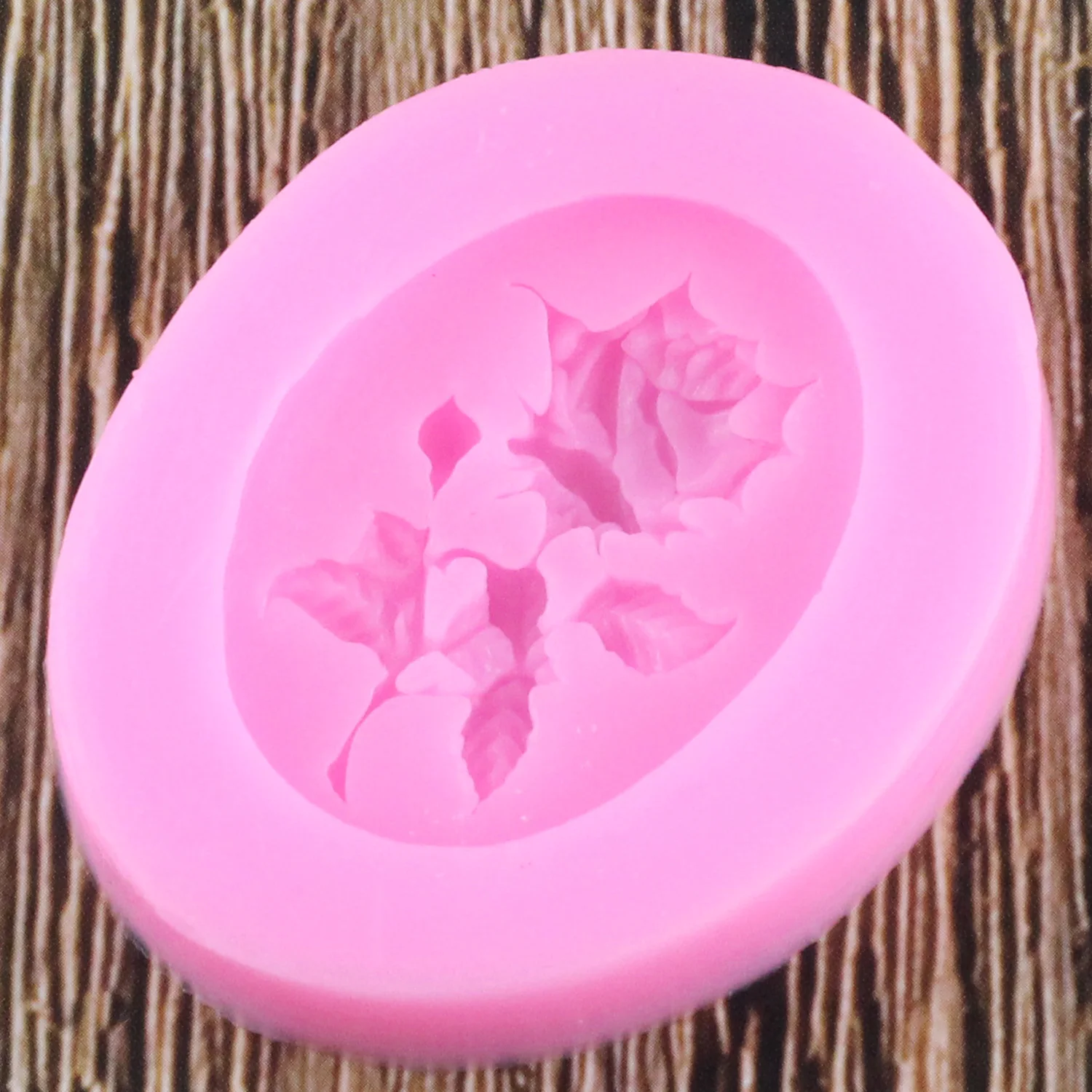 Розовые силиконовые формы в виде цветка кекса Топпер помадка DIY Инструменты для