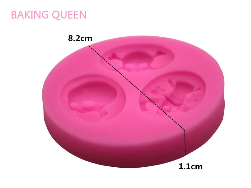 Выпечка Королева 3D Скелет Голова Череп силиконовые формы торт с глазурью Конфеты