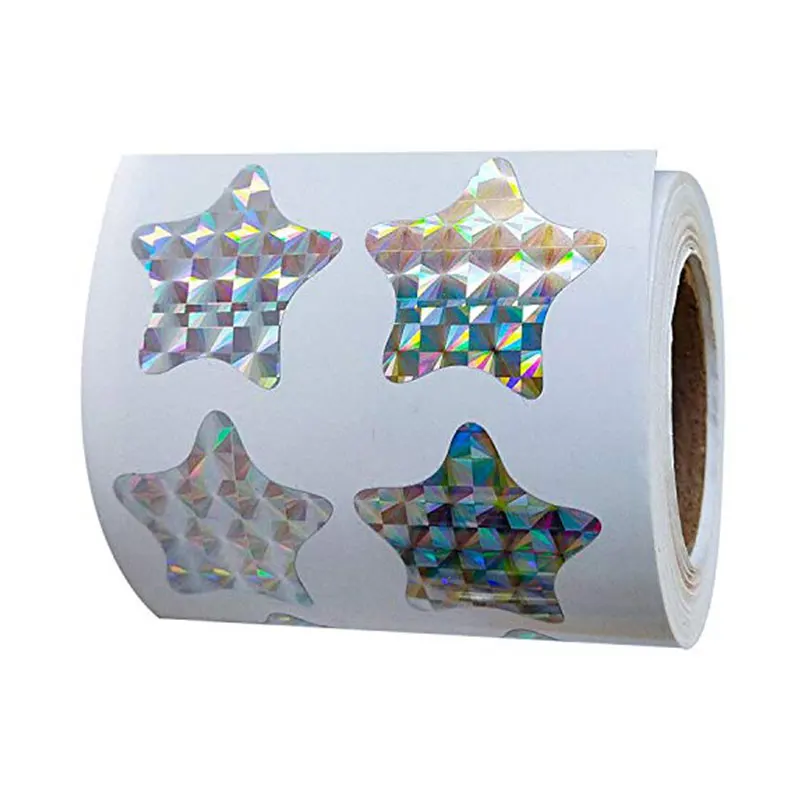 

1.1 inch Glitter Star Stickers Teacher Star Stickers Metallic Foil Decorative 500pcs/roll for Kids Classroom Party Envelopes