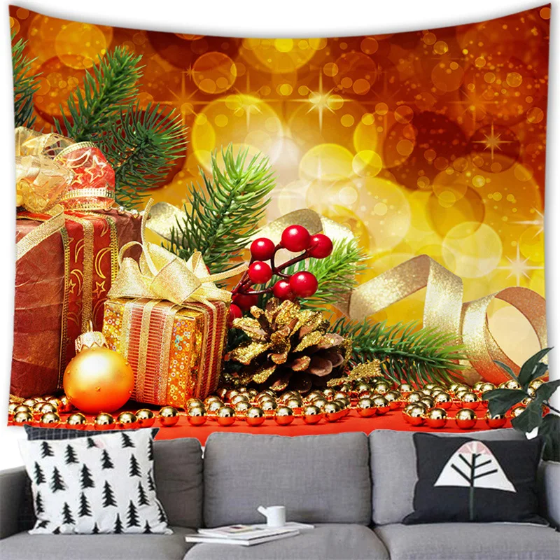 Счастливого рождества декор гобелен настенный живопись настенные коврики