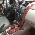Имитация дерева окна рулевого колеса AC Shift декорированная рамка для Toyota Corolla 2007 08 09 10 11 12 13 CAA266