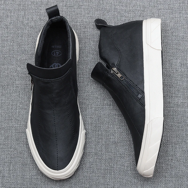 Ebulapn брендовая мужская Вулканизированная обувь Британский тренд повседневная из