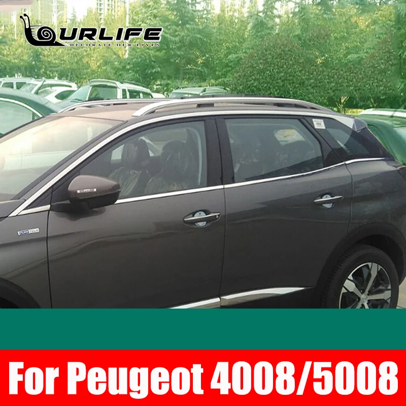 Для Peugeot 4008 5008 2017 2018 2019 Высокое качество нержавеющая сталь украшение для стекла