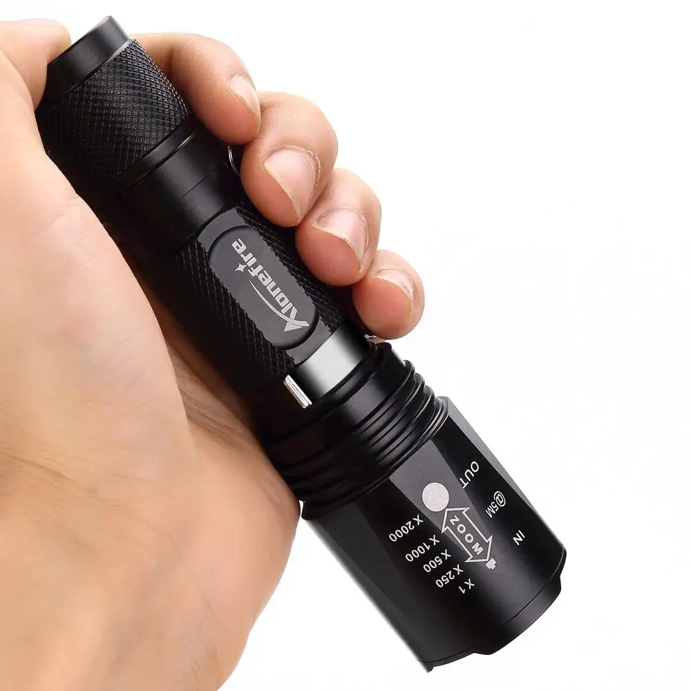 AloneFire GLADIATOR серия BK108 CREE XM-L T6 светодиодный 5 Режим Портативный масштабируемый светодиодный фонарик для аккумулятора 18650