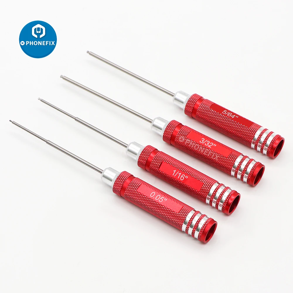 4 шт. Набор шестигранных отверток с шестигранным втулкой для ремонта FPV вертолета
