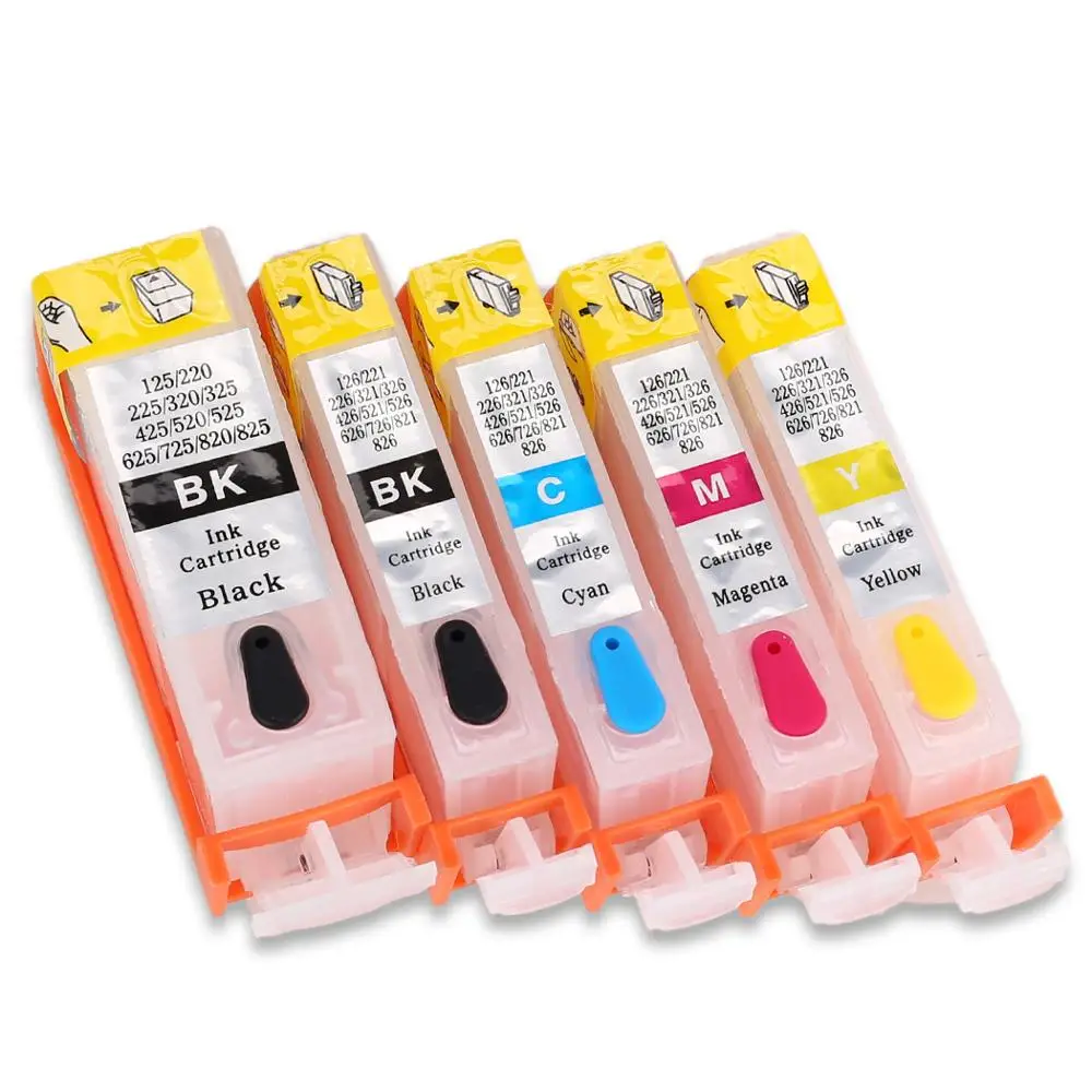PGI-225 многоразовый чернильный картридж для Canon iP4820 IP4920 MG5120 MG5220 MG5320 MG6120 MG6220 MG8210 MG8220