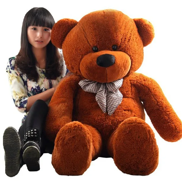 

Hot Sale 80-200cm Bear Plush Toys Soft Animal Bear Skin Teddy Coat Birthday Gift for Children Kids Valentine's Gift for Girls