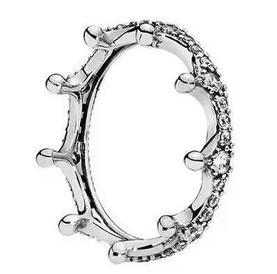 25 925 Sterling Silver Headband Ring Two Hearts and Valentine's Day Love Jewelry Ring - Main Stone Color: 25