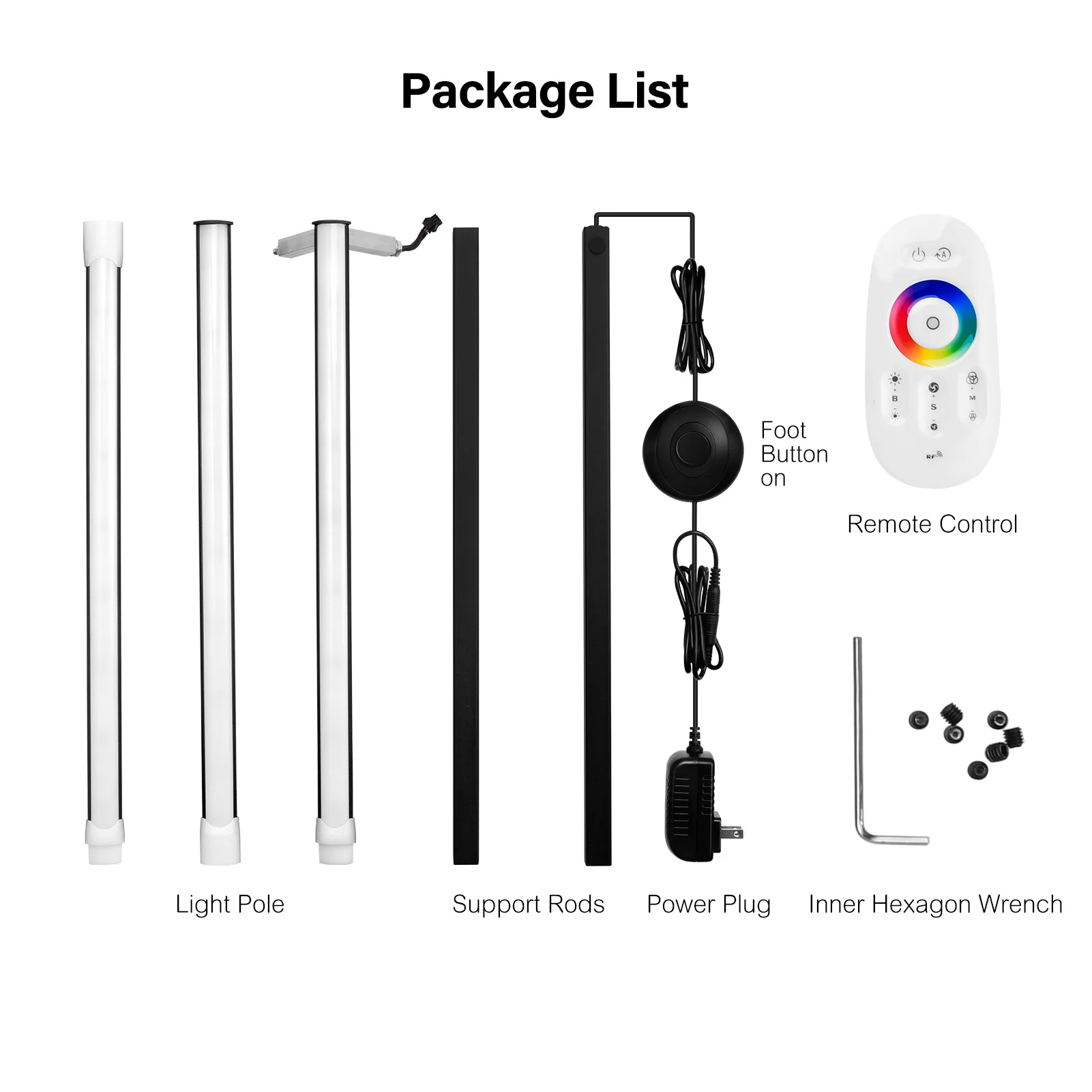 Современная светодиодсветодиодный напольная лампа RGB напольный светильник для