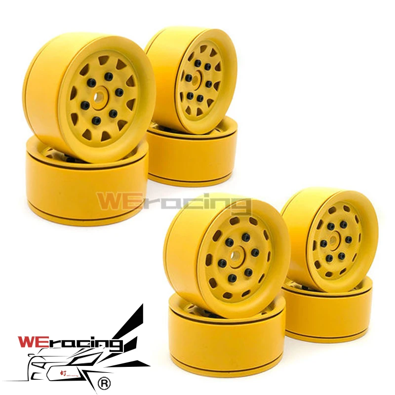 

4 шт. металлические колесные диски 1,9 для 1/10 RC Rock Crawler TRX4 D90 D110 Axial SCX10