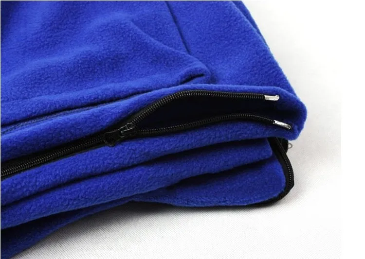 Сверхлегкий взрослый открытый кемпинг Расширенный флисовый конверт спальный