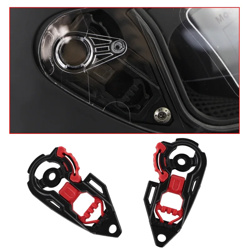 

Pair Motorcycle Helmet Visor Shield Gear Base Plate Lens Holder For K1 K3SV K5 / K3 K4