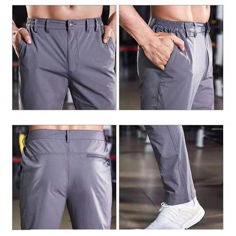 

2021 Newfashion Women Casual Summer Thin Stretch Quick-Drying Men's Bottoms Outdoor Riding Slim Long Pants