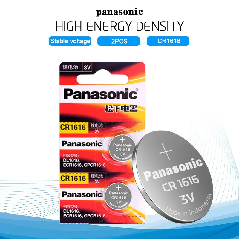 2 шт./лот оригинальный аккумулятор PANASONIC CR1616 с кнопками 3 в литиевые батареи CR 1616