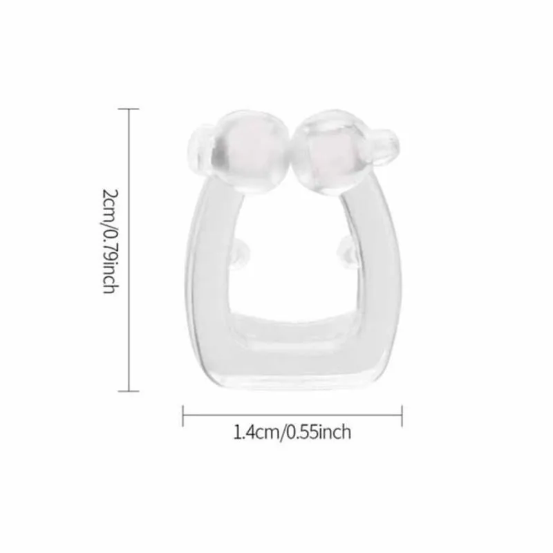 Силиконовый Магнитный против храпа дышать зажим для носа стопор от расширители