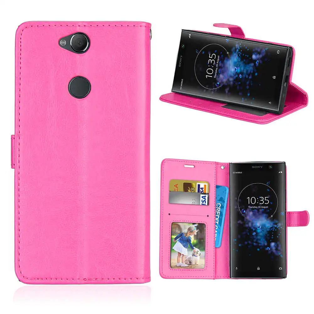 Чехол на заднюю панель кожаный чехол магните кошелек для телефона s sony Xperia Z5 E6003