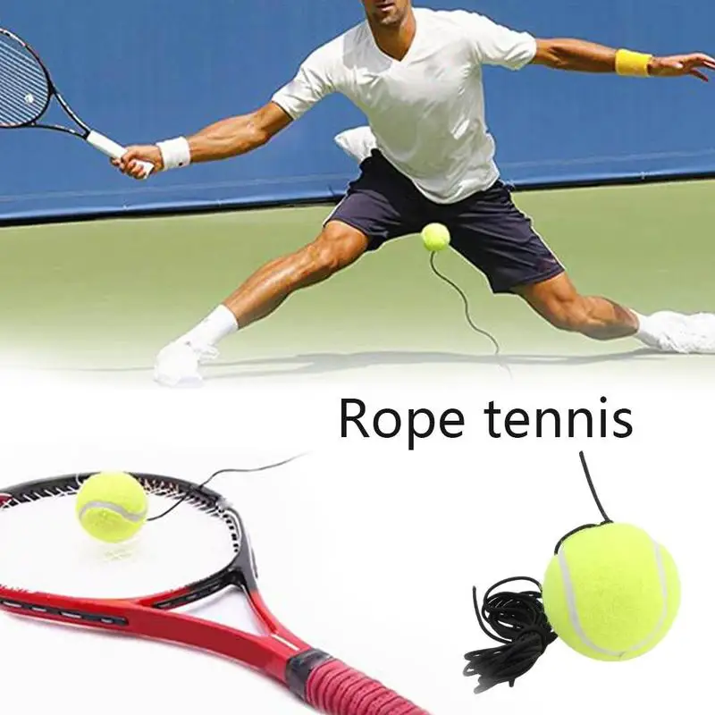 

1 Pcs New Single Training Rope Tennis Bold Elastic Rope Resistant Tennis Newbie Rope Rubber Training Ball