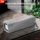 T  G TG271 портативная Bluetooth-Колонка высокой мощности, беспроводная звуковая система HiFi, сабвуфер, FM-радио, музыкальный центр для компьютера