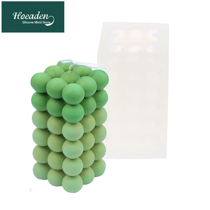 

3D Large Geometric Silicone Candle Mould Aromatherapy Cube Soy Soap Candle Molds Handmade Scent Candle Soap Tools Home Decor