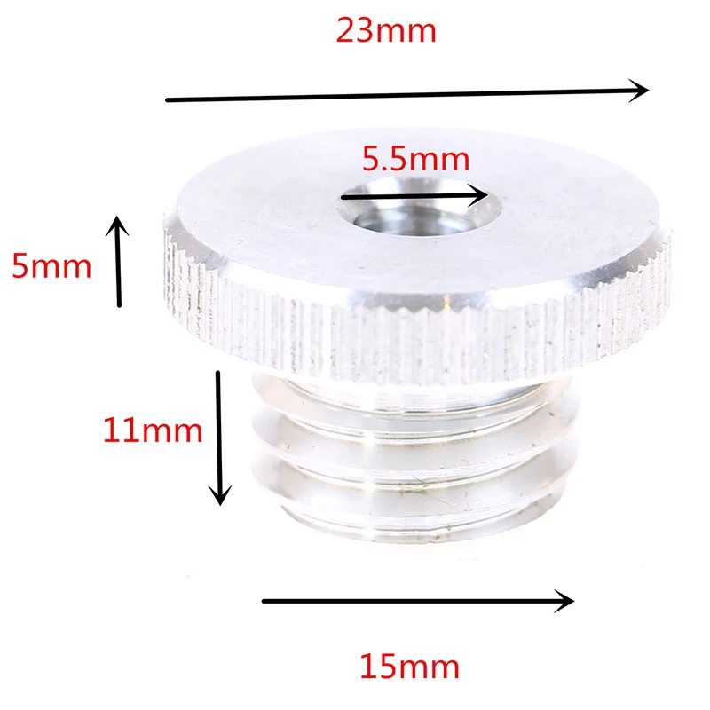Переходник от 1/4 &quotдо 5/8&quot винт адаптера из алюминиевого сплава для штатива